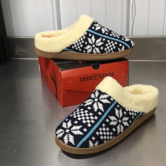 Deer Stags Other - New Mens Deer Stags Lodge Slippers